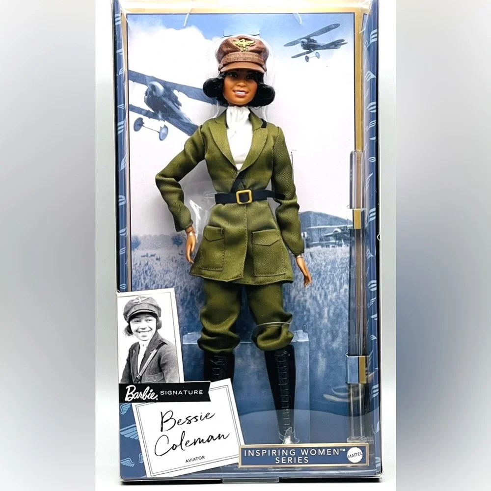 Barbie Signature Bessie Coleman Inspiring Women Aviator Doll NIB